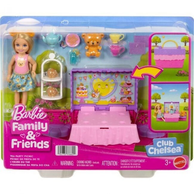 BARBIE FAMILY & FRIENDS CHELSEA ΣΕΤ ΠΑΡΤΥ ΜΕ ΤΣΑΙ (JJB40) BARBIE FAMILY & FRIENDS CHELSEA ΣΕΤ ΠΑΡΤΥ ΜΕ ΤΣΑΙ (JJB40)
