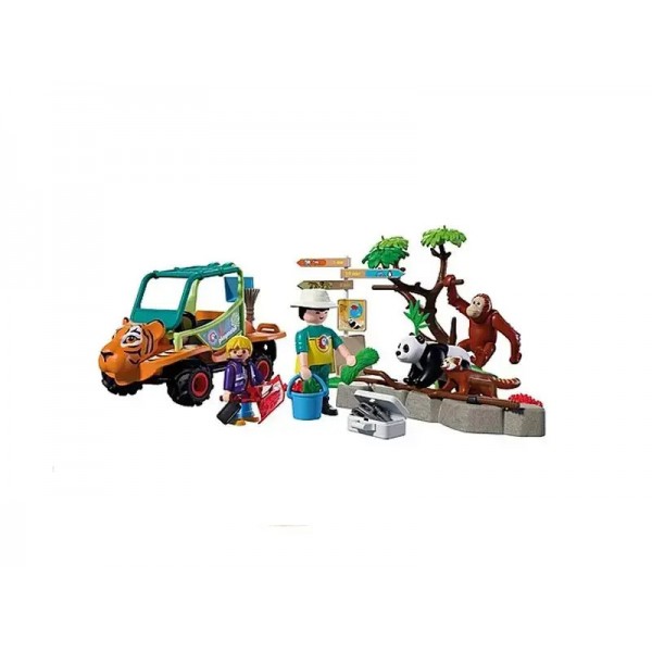 PLAYMOBIL ANIMALS AND FRIENDS ΦΡΟΝΤΙΣΤΗΣ ΖΩΩΝ ΠΑΡΚΟΥ ΜΕ ΟΧΗΜΑ PLAYMOBIL ANIMALS AND FRIENDS ΦΡΟΝΤΙΣΤΗΣ ΖΩΩΝ ΠΑΡΚΟΥ ΜΕ ΟΧΗΜΑ