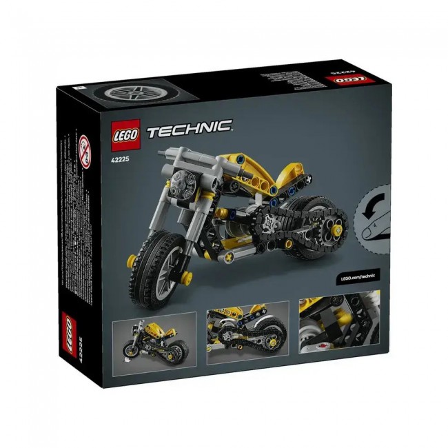 LEGO 42225 TECHNIC YELLOW MOTORCYCLE LEGO 42225 TECHNIC YELLOW MOTORCYCLE