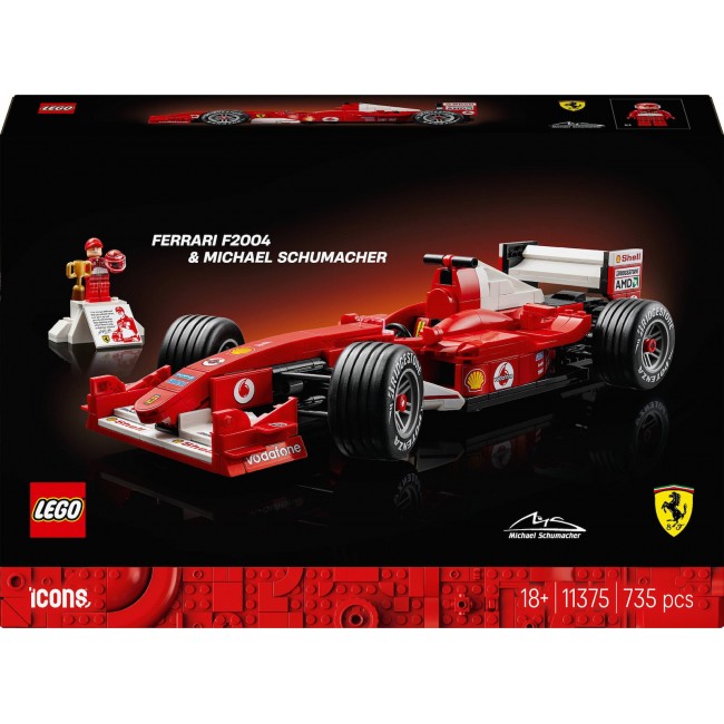 LEGO ICONS FERRARI F2001 & MICHAEL SCHUMACHER (11375) LEGO ICONS FERRARI F2001 & MICHAEL SCHUMACHER (11375)