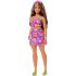 BARBIE ΚΟΥΚΛΑ FASHIONISTAS ME FLORAL SET ΜΩΒ BARBIE ΚΟΥΚΛΑ FASHIONISTAS ME FLORAL SET ΜΩΒ