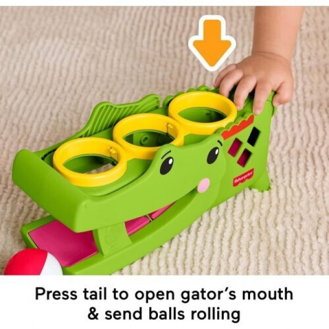 FISHER PRICE ΠΑΙΧΝΙΔΙ ΚΡΟΚΟΔΕΙΛΟΣ ΜΕ ΜΠΑΛΙΤΣΕΣ (JLB94) FISHER PRICE ΠΑΙΧΝΙΔΙ ΚΡΟΚΟΔΕΙΛΟΣ ΜΕ ΜΠΑΛΙΤΣΕΣ (JLB94)