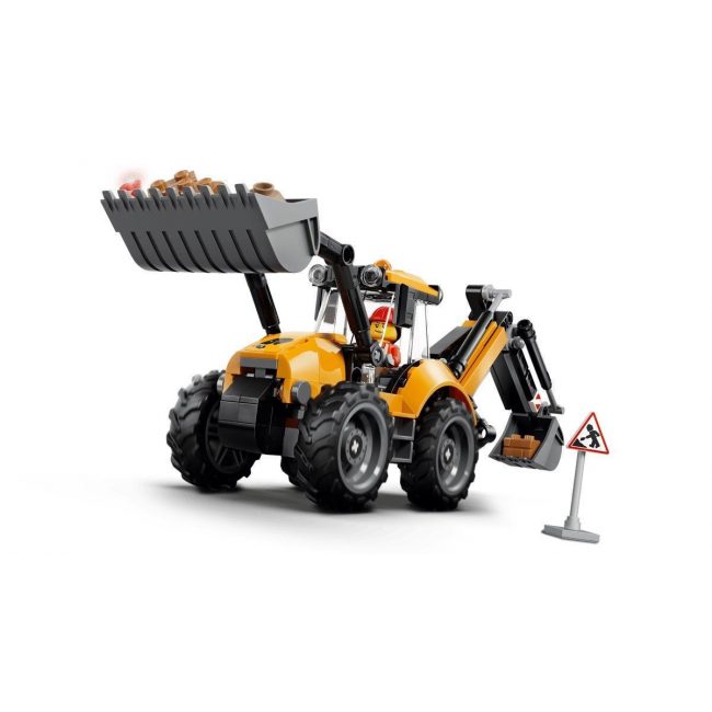LEGO CITY YELLOW BACKHOE LOADER LEGO CITY YELLOW BACKHOE LOADER