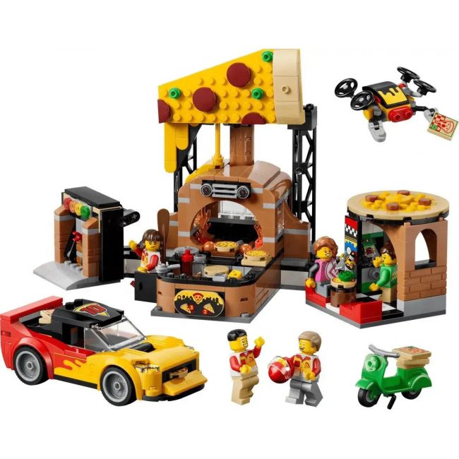 LEGO CITY PIZZA DELIVERY EXPERIENCE WITH VEHICLES LEGO CITY PIZZA DELIVERY EXPERIENCE WITH VEHICLES