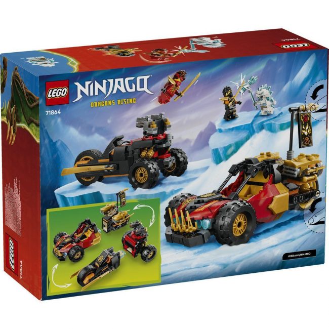 LEGO NINJAGO KAI AND COLES COMBINER VEHICLES LEGO NINJAGO KAI AND COLES COMBINER VEHICLES