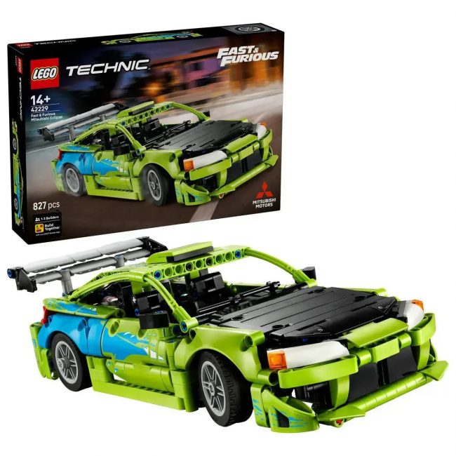 LEGO TECHNIC FUST AND FURIUS MITSUBISHI ECLIPSE CAR