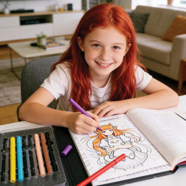 HAPPIHOBBI ART JOURNAL MANGA ΜΑΡΚΑΔΟΡΟΙ ΓΙΑ 9+ ΕΤΩΝ HAPPIHOBBI ART JOURNAL MANGA ΜΑΡΚΑΔΟΡΟΙ ΓΙΑ 9+ ΕΤΩΝ