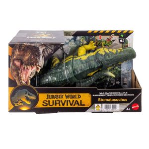 JURASSIC WORLD WILD ROAR STOMATOSUC ΔΕΙΝΟΣΑΥΡΟΙ ΜΕ ΚΙΝΟΥΜΕΝΑ ΜΕΛΗ, ΛΕΙΤΟΥΡΓΙΑ ΕΠΙΘΕΣΗΣ, ΗΧΟΥΣ & ΦΩΣ