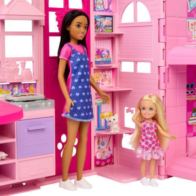 BARBIE ΕΞΟΧΙΚΟ ΣΠΙΤΙ ΣΕΤ ΠΑΙΧΒΙΔΙΟΥ ΜΕ ΚΟΥΚΛΑ ΚΑΙ ΑΞΕΣΟΥΑΡ (JMD27)