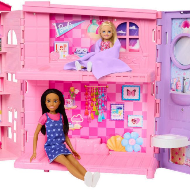 BARBIE ΕΞΟΧΙΚΟ ΣΠΙΤΙ ΣΕΤ ΠΑΙΧΒΙΔΙΟΥ ΜΕ ΚΟΥΚΛΑ ΚΑΙ ΑΞΕΣΟΥΑΡ (JMD27)