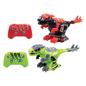 SILVERLIT ROBO ΣΕΤ 2 ΤΗΛΕΚΑΤΕΥΘΥΝΟΜΕΝΑ ΠΟΜΠΟΤ DINO KOMBAT