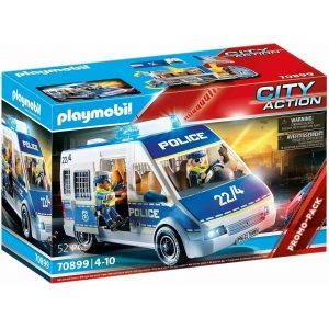PLAYMOBIL CITY ACTION ΑΣΤΥNΟMΙΚΟ ΛΕΩΦΟΡΕΙΟ ΜΕ ΦΩΤΑ ΚΑΙ ΗΧΟ