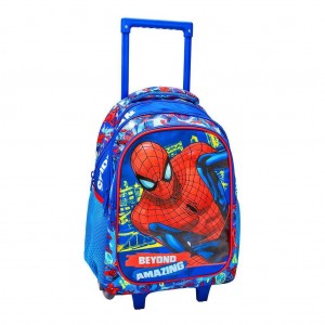 MUST ΣΧΟΛΙΚΗ ΤΣΑΝΤΑ ΤΡΟΛΛΕΥ ΔΗΜΟΤΙΚΟΥ 3 ΘΗΚΕΣ SPIDERMAN BEYOND AMAZING MUST ΣΧΟΛΙΚΗ ΤΣΑΝΤΑ ΤΡΟΛΛΕΥ ΔΗΜΟΤΙΚΟΥ 3 ΘΗΚΕΣ SPIDERMAN BEYOND AMAZING