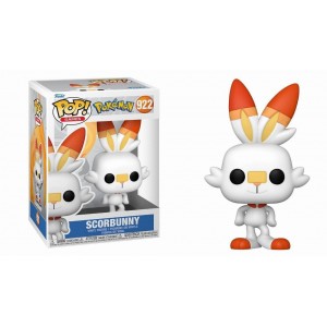 FUNKO POP! GAMES: POKEMON-SCORBUNNY VINYL FIGURE #922 FUNKO POP! GAMES: POKEMON-SCORBUNNY VINYL FIGURE #922