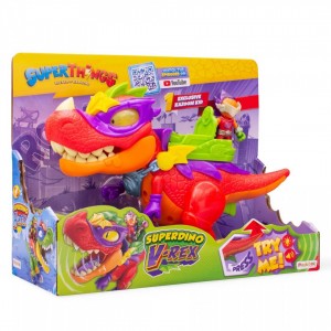 SUPERTHINGS ΔΕΙΝΟΣΑΥΡΟΣ ΜΕ ΦΙΓΟΥΡΑ SUPERDINO V-REX