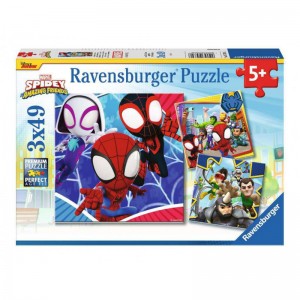 RAVENSBURGER PUZZLE 3Χ49 ΤΕΜ. SPIDEY AND FRIENDS