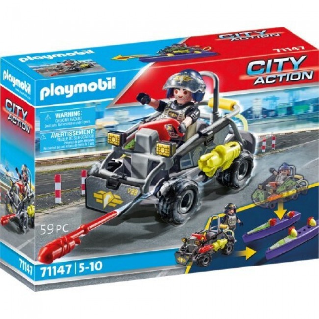 PLAYMOBIL CITY ACTION ΑΜΦΙΒΙΟ ΟΧΗΜΑ ΕΙΔΙΚΩΝ ΔΥΝΑΜΕΩΝ PLAYMOBIL CITY ACTION ΑΜΦΙΒΙΟ ΟΧΗΜΑ ΕΙΔΙΚΩΝ ΔΥΝΑΜΕΩΝ