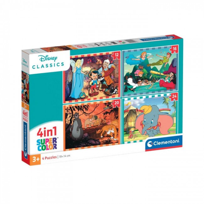 CLEMENTONI PUZZLE 4 ΣΕ 1 DISNEY CLASSICS CLEMENTONI PUZZLE 4 ΣΕ 1 DISNEY CLASSICS