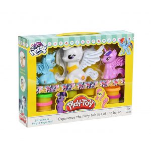 ΣΕΤ ΠΛΑΣΤΕΛΙΝΕΣ PLAY TOY ME LITTLE HORSE ME 6 ΒΑΖΑΚΙΑ ΚΑΙ ΑΞΕΣΟΥΑΡ