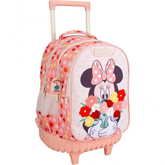 MUST ΤΣΑΝΤΑ TROLLEY ΔΗΜΟΤΙΚΟΥ 3ΘΕΣΙΑ MINNIE 34X20X44CM MUST ΤΣΑΝΤΑ TROLLEY ΔΗΜΟΤΙΚΟΥ 3ΘΕΣΙΑ MINNIE 34X20X44CM
