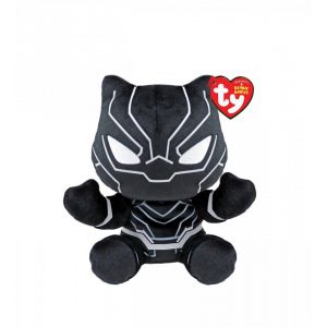 TY BEANIE BOUNCERS ΜΠΑΛΑΚΙ MERVEL BLACK PANTHER 15 EK