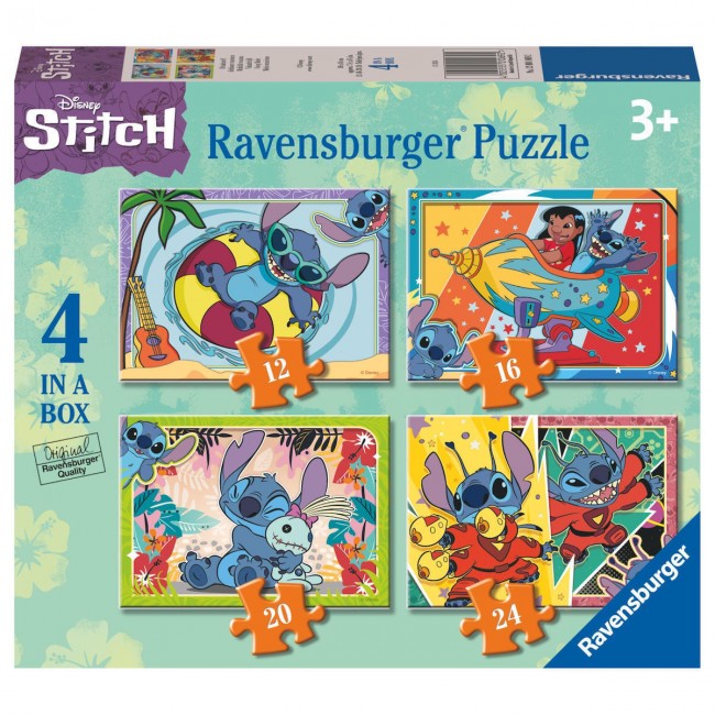 RAVENSBURGER ΠΑΖΛ 12-16-20-24 τεμ. STITCH (12001069) RAVENSBURGER ΠΑΖΛ 12-16-20-24 τεμ. STITCH (12001069)