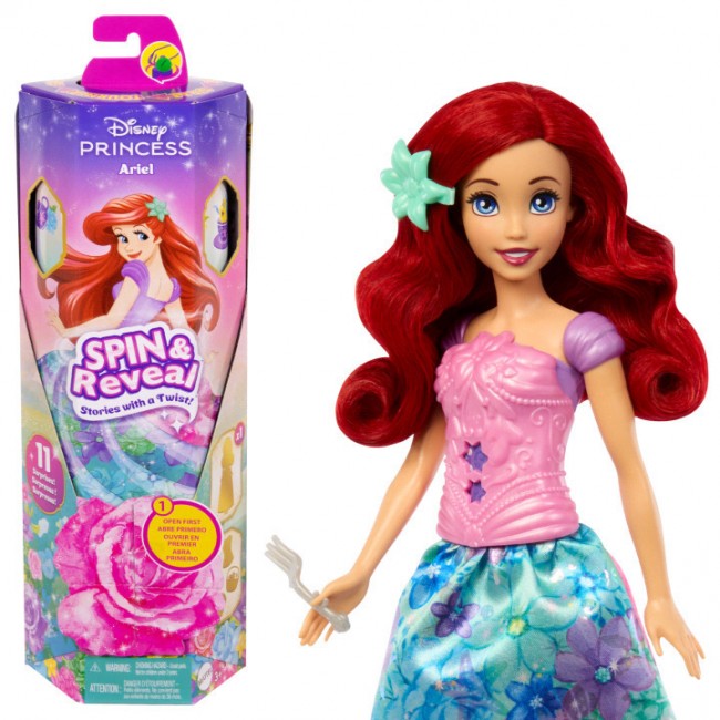 DISNEY PRINCESS SPIN AND REVEAL ARIEL DISNEY PRINCESS SPIN AND REVEAL ARIEL