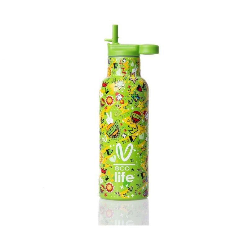 ΜΕΤΑΛΛΙΚΟ ΘΕΡΜΟΣ ECOLIFE X VASILIKI VASILIKI BOROLA 500ML