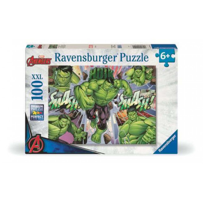RAVENSBURGER ΠΑΖΛ - 100 XXL ΤΕΜ. MARVEL HULK (12004119) RAVENSBURGER ΠΑΖΛ - 100 XXL ΤΕΜ. MARVEL HULK (12004119)