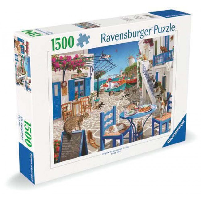 RAVENSBURGER PUZZLE 1500 ΤΕΜ. ΓΑΤΕΣ ΣΤΗΝ ΜΥΚΟΝΟ RAVENSBURGER PUZZLE 1500 ΤΕΜ. ΓΑΤΕΣ ΣΤΗΝ ΜΥΚΟΝΟ