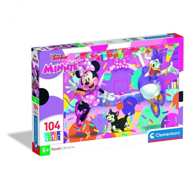 CLEMENTONI PUZZLE SUPER COLOR MINNIE 104TMX CLEMENTONI PUZZLE SUPER COLOR MINNIE 104TMX