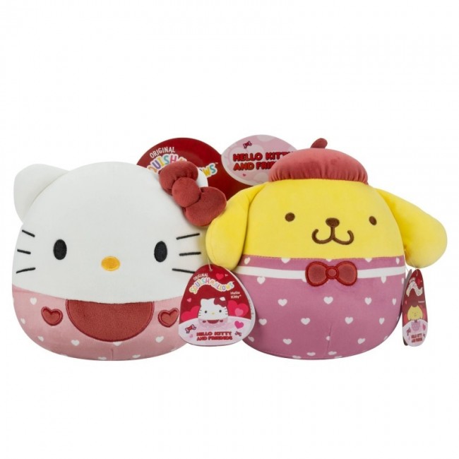 SQUISHMALLOWS VALENTINE SANRIO ΛΟΥΤΡΙΝΑ 20 ΕΚ POMPOMPURIN & HELLO KITTY SQUISHMALLOWS VALENTINE SANRIO ΛΟΥΤΡΙΝΑ 20 ΕΚ POMPOMPURIN & HELLO KITTY