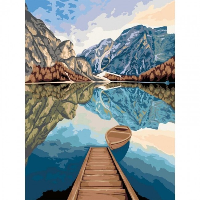 RAVESBURGER CREART ΠΑΙΧΝΙΔΙ ΚΑΤΑΣΚΕΥΗΣ CANVAS EDITION LAKE VIEWS RAVESBURGER CREART ΠΑΙΧΝΙΔΙ ΚΑΤΑΣΚΕΥΗΣ CANVAS EDITION LAKE VIEWS