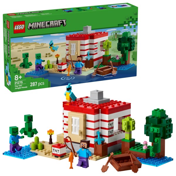 LEGO MINECRAFT ΤΟ ΣΠΙΤΙ-ΔΥΝΑΜΙΤΗΣ ΣΤΗ ΖΟΥΓΚΛΑ (21275) LEGO MINECRAFT ΤΟ ΣΠΙΤΙ-ΔΥΝΑΜΙΤΗΣ ΣΤΗ ΖΟΥΓΚΛΑ (21275)