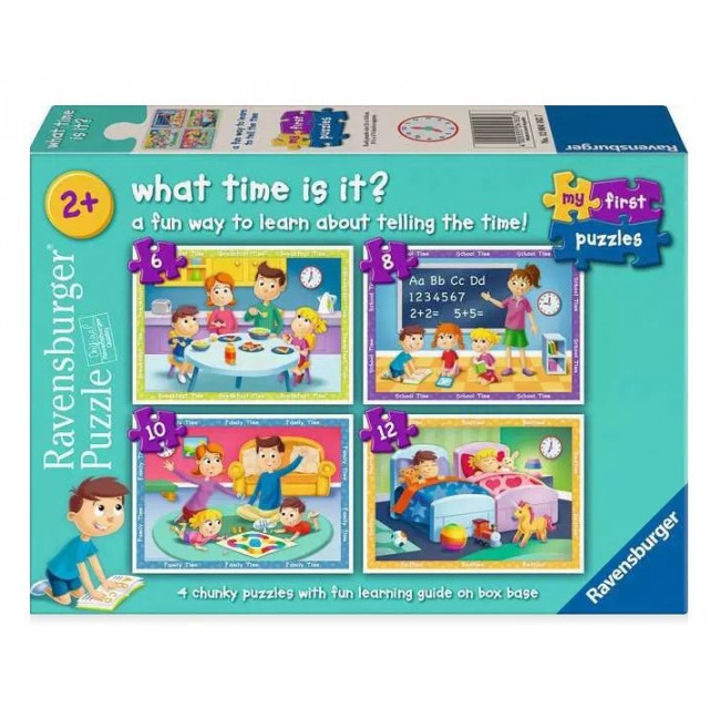 RAVENSBURGER ΤΑ ΠΡΩΤΑ ΜΟΥ ΠΑΖΛ 6/8/10/12 ΤΕΜ. ΩΡΕΣ ΤΗΣ ΗΜΕΡΑΣ RAVENSBURGER ΤΑ ΠΡΩΤΑ ΜΟΥ ΠΑΖΛ 6/8/10/12 ΤΕΜ. ΩΡΕΣ ΤΗΣ ΗΜΕΡΑΣ