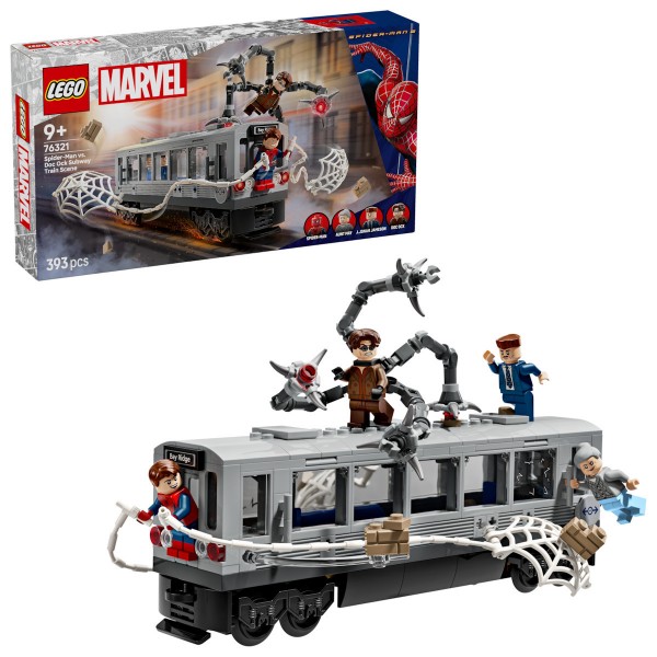 LEGO MARVEL ΣΚΗΝΗ ΣΤΟ ΜΕΤΡΟ  ΣΠΑΙΝΤΕΡ-ΜΑΝ VS. ΝΤΟΚ ΟΚ (76321)