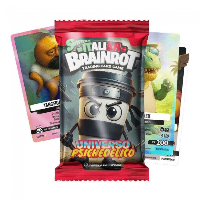 SKIFIDOL ITALIAN BRAINROT PSYCHEDELIC UNIVERSE ΦΑΚΕΛΑΚΙ ΜΕ 7 ΚΑΡΤΕΣ - 4 ΣΧΕΔΙΑ (DIP78013)