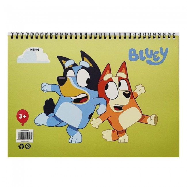 ΜΠΛΟΚ ΖΩΓΡΑΦΙΚΗΣ BLUEY 30 ΦΥΛΛΑ Α4 2 ΔΙΑΦΟΡΕΤΙΚΑ ΣΧΕΔΙΑ 1 ΤΕΜΑΧΙΟ ΜΠΛΟΚ ΖΩΓΡΑΦΙΚΗΣ BLUEY 30 ΦΥΛΛΑ Α4 2 ΔΙΑΦΟΡΕΤΙΚΑ ΣΧΕΔΙΑ 1 ΤΕΜΑΧΙΟ