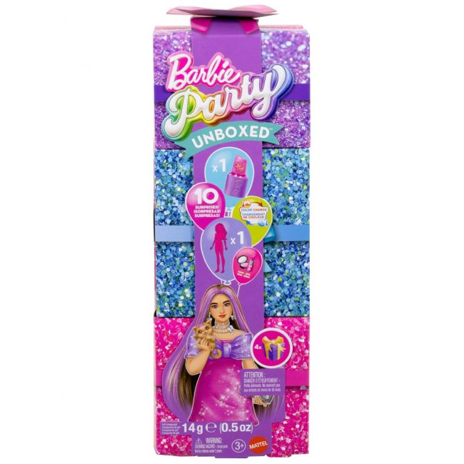 BARBIE PARTY UNBOXED - GLAM PARTY CURVY (JFY67) BARBIE PARTY UNBOXED - GLAM PARTY CURVY (JFY67)