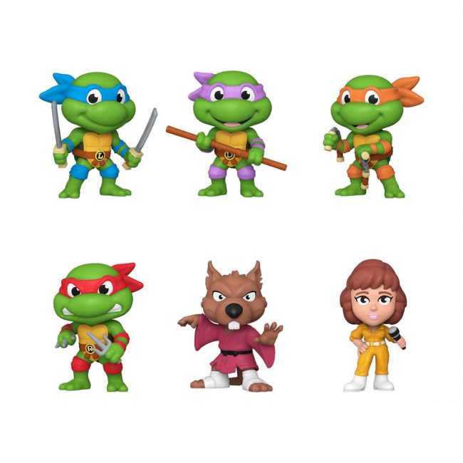 FUNKO MINIS: THE MUTANT TEENAGE NINJA TURTLES VINYL FIGURES
