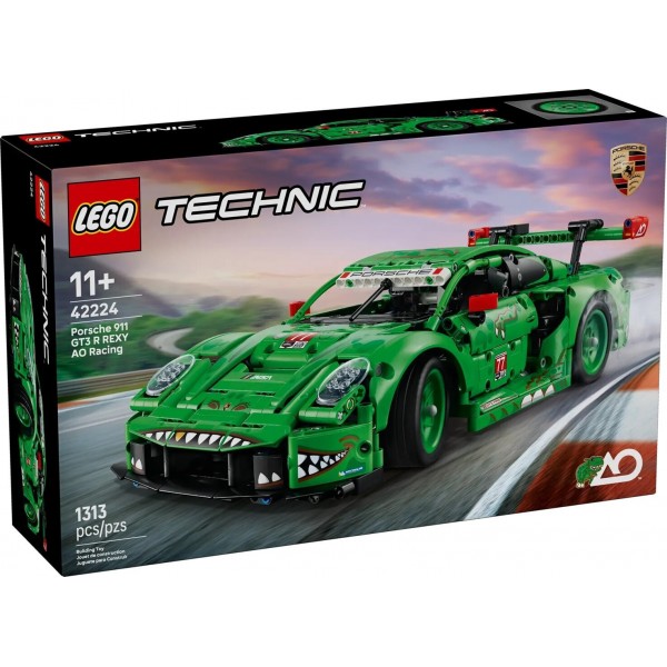 LEGO TECHNIC ΑΓΩΝΙΣΤΙΚΟ ΑΥΤΟΚΙΝΗΤΟ PORSCHE 911 GT3 R REXY AO RACING (42224)