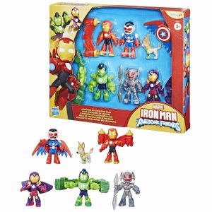 ΦΙΓΟΥΡΕΣ IRON MAN AND HIS AWESOME FRIENDS ARMORED UP AVENGERS PACK G1255