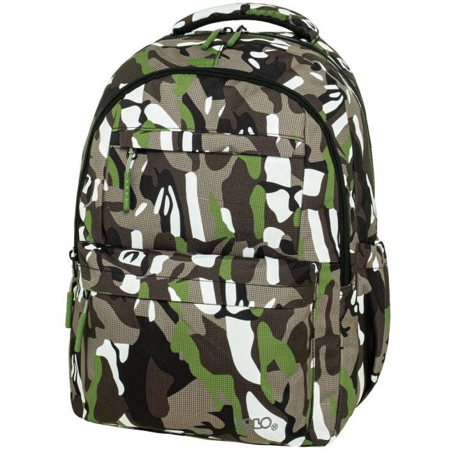 POLO ΣΧΟΛΙΚΗ ΤΣΑΝΤΑ ΠΛΑΤΗΣ MULTI CAMO 2026 POLO ΣΧΟΛΙΚΗ ΤΣΑΝΤΑ ΠΛΑΤΗΣ MULTI CAMO 2026