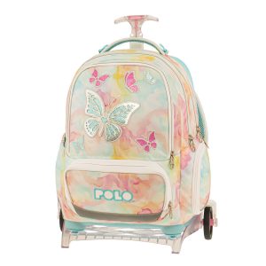 POLO ΣΑΚΙΔΙΟ  TROLLEY BASE FREE  FREELY BUTTERFLY ΜΕ ΑΠΟΣΠΩΜΕΝΗ ΒΑΣΗ 2026