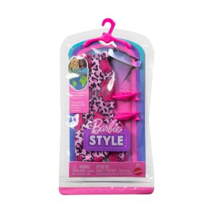 BARBIE ΒΡΑΔΙΝΟ ΣΥΝΟΛΟ CDU BARBIE STYLE FASHIONS ΦΟΡΕΜΑ ANIMAL PRINT