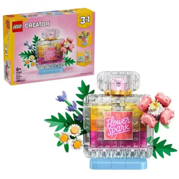 LEGO CREATOR 3 IN 1 FLORAL DECOR PERFUME BOTTLE 31383