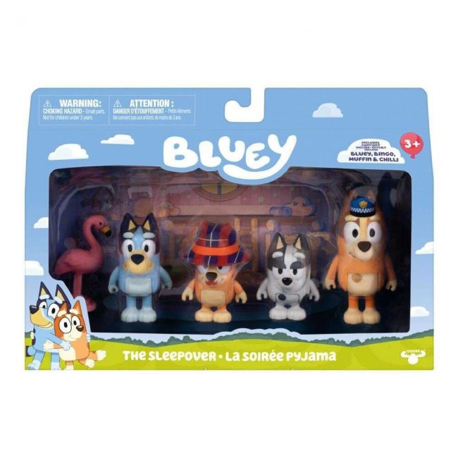 BLUEY ΣΕΤ ΜΕ 4 ΦΙΓΟΥΡΕΣ SLEEPOVER (BLYB8000) BLUEY ΣΕΤ ΜΕ 4 ΦΙΓΟΥΡΕΣ SLEEPOVER (BLYB8000)