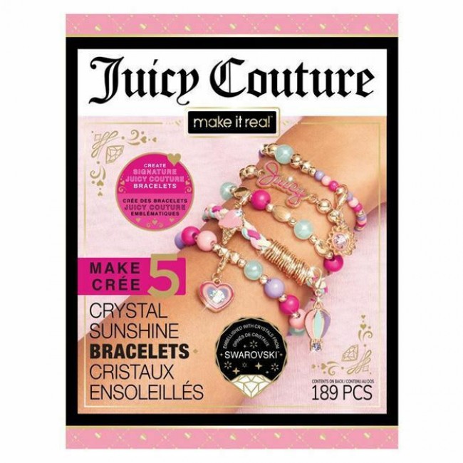 MAKE IT REAL JUICY COUTURE TM CRYSTAL SUNSHINE BRACELETS MAKE IT REAL JUICY COUTURE TM CRYSTAL SUNSHINE BRACELETS