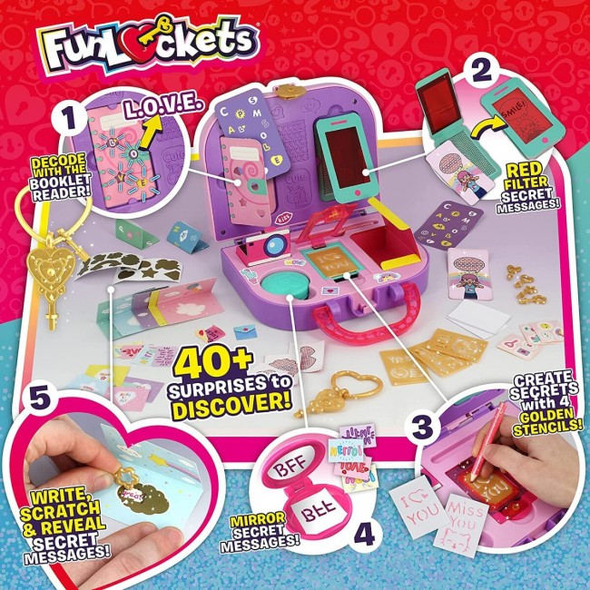 FUNLOCKETS ΜΥΣΤΙΚΟ ΒΑΛΙΤΣΑΚΙ FUNLOCKETS ΜΥΣΤΙΚΟ ΒΑΛΙΤΣΑΚΙ