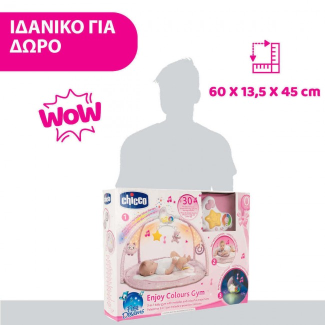 CHICCO ΒΡΕΦΙΚΟ ΓΥΜΝΑΣΤΗΡΙΟ ΜΕ ΠΡΟΒΟΛΕΑ ENJOY COLORS ΡΟΖ ΧΡΩΜΑ CHICCO ΒΡΕΦΙΚΟ ΓΥΜΝΑΣΤΗΡΙΟ ΜΕ ΠΡΟΒΟΛΕΑ ENJOY COLORS ΡΟΖ ΧΡΩΜΑ